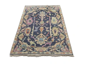 Colorfast Floral 4X6 Oushak Chobi Oriental Rug