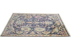 Colorfast Floral 4X6 Oushak Chobi Oriental Rug