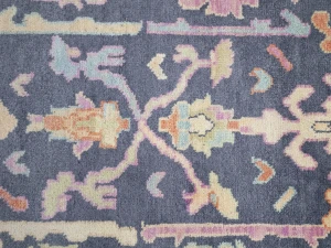 Colorfast Floral 4X6 Oushak Chobi Oriental Rug