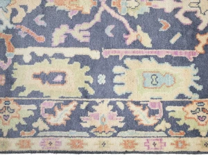 Colorfast Floral 4X6 Oushak Chobi Oriental Rug