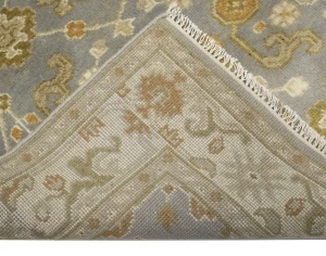 Muted Colors Floral Traditional 4X6 Oushak Oriental Rug