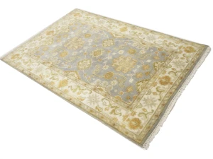 Muted Colors Floral Traditional 4X6 Oushak Oriental Rug