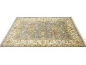 Muted Colors Floral Traditional 4X6 Oushak Oriental Rug