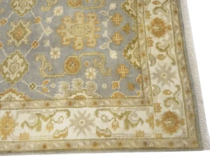 Muted Colors Floral Traditional 4X6 Oushak Oriental Rug