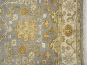 Muted Colors Floral Traditional 4X6 Oushak Oriental Rug