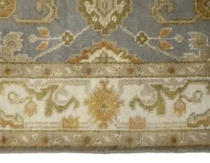 Muted Colors Floral Traditional 4X6 Oushak Oriental Rug