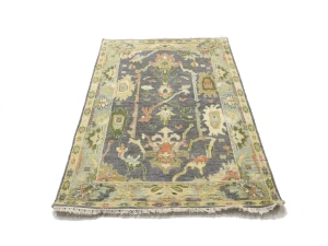 Colorfast Floral 4X6 Oushak Chobi Oriental Rug