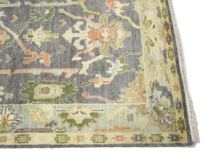 Colorfast Floral 4X6 Oushak Chobi Oriental Rug