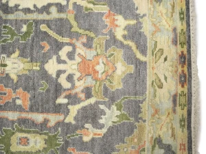 Colorfast Floral 4X6 Oushak Chobi Oriental Rug