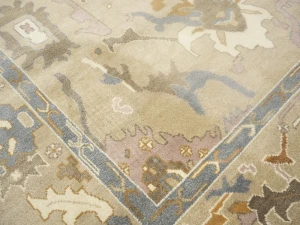 Floral Colorfast 9X12 Oushak Chobi Oriental Rug