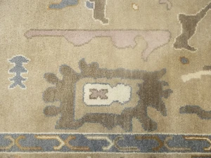 Floral Colorfast 9X12 Oushak Chobi Oriental Rug