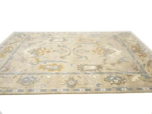 Floral Colorfast 9X12 Oushak Chobi Oriental Rug