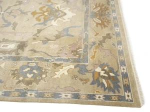 Floral Colorfast 9X12 Oushak Chobi Oriental Rug