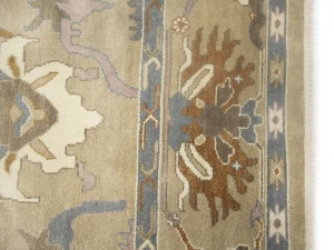 Floral Colorfast 9X12 Oushak Chobi Oriental Rug