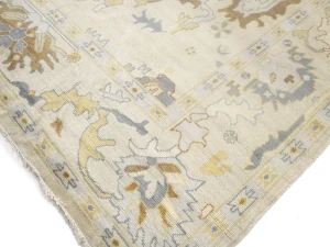 Floral Colorfast 9X12 Oushak Chobi Oriental Rug