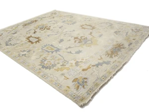 Floral Colorfast 9X12 Oushak Chobi Oriental Rug