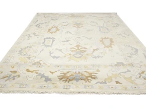 Floral Colorfast 9X12 Oushak Chobi Oriental Rug