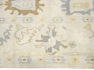 Floral Colorfast 9X12 Oushak Chobi Oriental Rug