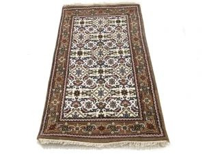 Cream Floral Tribal 3X5 Indo-Bidjar Oriental Rug