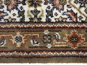 Cream Floral Tribal 3X5 Indo-Bidjar Oriental Rug