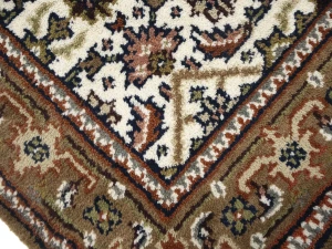Cream Floral Tribal 3X5 Indo-Bidjar Oriental Rug