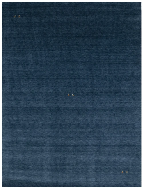 Steel Blue Tribal 9X12 Gabbeh Modern Rug