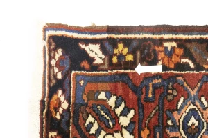 Vintage Rusty Red Floral 10X13 Bakhtiari Persian Rug