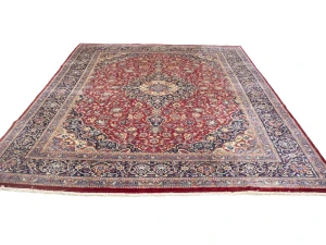 Vintage Red Traditional Classic 10X13 Kashmar Persian Rug