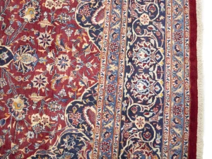 Vintage Red Traditional Classic 10X13 Kashmar Persian Rug