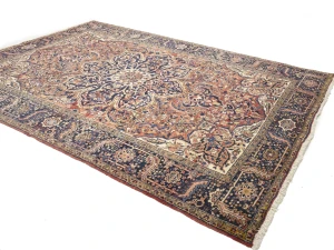 Semi Antique Red Geometric 8'5X12 Heriz Persian Rug