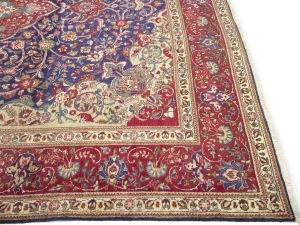 Semi Antique Purple-navy Classic 10X12'5 Tabriz Persian Rug