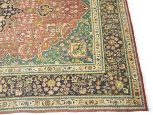 Semi Antique Red Classic 7X10 Tabriz Persian Rug