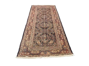 Vintage Floral 3'4X10'0 Mahal Persian Runner Rug