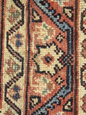 Vintage Floral 3'4X10'0 Mahal Persian Runner Rug