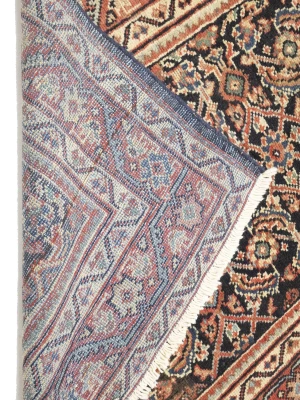 Vintage Floral 3'4X10'0 Mahal Persian Runner Rug