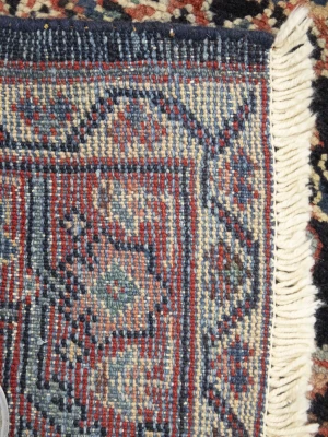 Vintage Floral 3'4X10'0 Mahal Persian Runner Rug