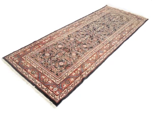 Vintage Floral 3'4X10'0 Mahal Persian Runner Rug