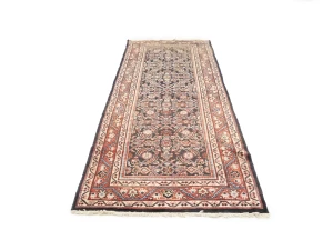 Vintage Floral 3'4X10'0 Mahal Persian Runner Rug