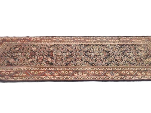 Vintage Floral 3'4X10'0 Mahal Persian Runner Rug