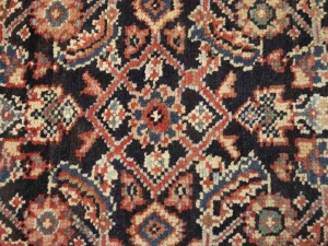 Vintage Floral 3'4X10'0 Mahal Persian Runner Rug