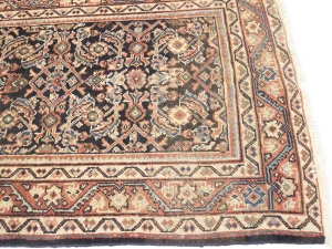 Vintage Floral 3'4X10'0 Mahal Persian Runner Rug