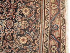 Vintage Floral 3'4X10'0 Mahal Persian Runner Rug