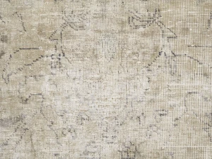 Antique Muted Floral 6'1X9'7 Distressed Vintage Oriental Rug