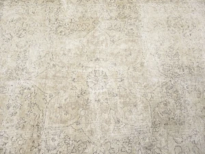 Antique Muted Floral 6'1X9'7 Distressed Vintage Oriental Rug