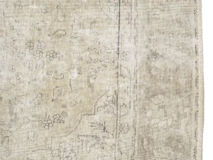 Antique Muted Floral 6'1X9'7 Distressed Vintage Oriental Rug