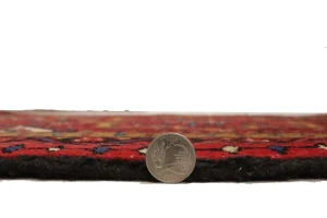 Vintage Floral Red 2'6X3'2 Goravan Heriz Persian Rug