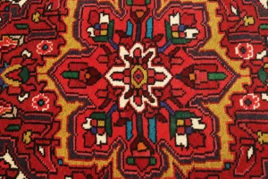 Vintage Floral Red 2'6X3'2 Goravan Heriz Persian Rug