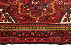 Vintage Floral Red 2'6X3'2 Goravan Heriz Persian Rug