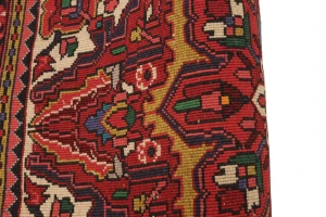Vintage Floral Red 2'6X3'2 Goravan Heriz Persian Rug