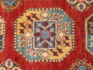 Red Tribal Geometric 3X10 Kazak Oriental Runner Rug